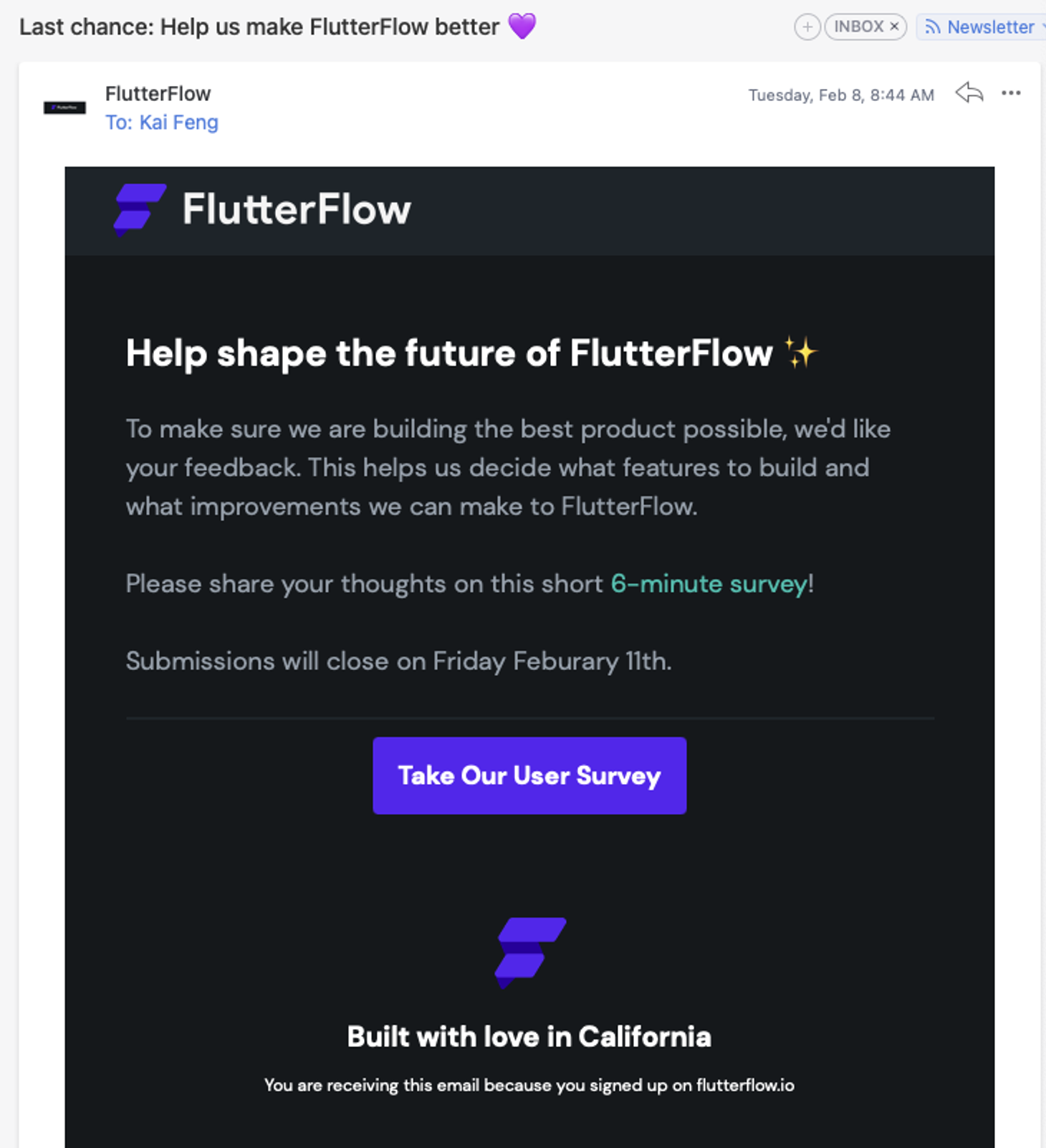 Email - FlutterFlow Docs